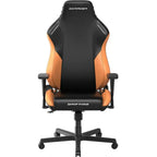 DXRacer Drifting Series Gaming Chair, Racing Style, Cooling Gel Headrest, Lumbar Pillow, 3D Armrests, 90-135 Degree Recline, EPU Leatherette, Black Orange, Regular / L