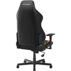 DXRacer Drifting Series Gaming Chair, Racing Style, Cooling Gel Headrest, Lumbar Pillow, 3D Armrests, 90-135 Degree Recline, EPU Leatherette, Black Orange, Regular / L