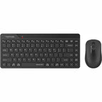 A4Tech FG2200 Air2 Wireless Combo Desktop, 2.4GHz, 1000DPI, Compact Design, Anti-Slippery Design, Black