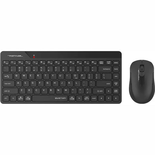 A4Tech FG2200 Air2 Wireless Combo Desktop, 2.4GHz, 1000DPI, Compact Design, Anti-Slippery Design, Black