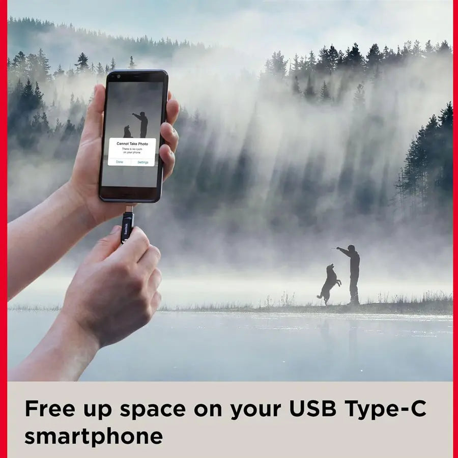 SanDisk Ultra Dual Drive Go USB Type-C Flash Drive 512GB Up To 150MB/s Black SDDDC3-512G-G46