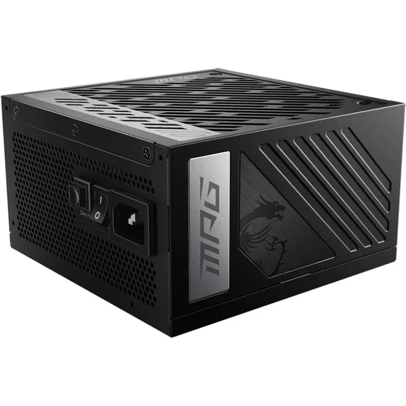 MSI MPG A850G PCIE5 850W Power Supply, Full Modular, 80+ Gold, Active PFC, Japanese 105C Capacitors, Flat Cables