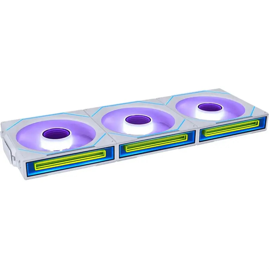 Lian Li UNI Fan SL-Infinity Wireless 120 Triple Pack Reverse Blade White, 2.4GHz Wireless, ARGB, Infinity Mirror, Low Noise, Controller Included
