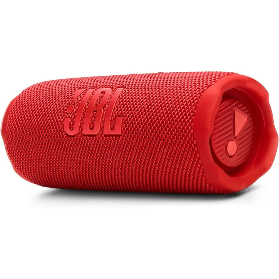 JBL Flip 7 Portable Bluetooth Speaker Red JBLFLIP7RED, AI Sound Boost, 25W Woofer, 10W Tweeter, Up To 16 Hours Playtime, Auracast Multi-Speaker