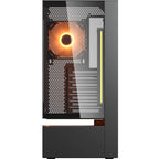 Cougar CFV235 PC Case, Central Floating Ventilation, Aurora RGB Lighting, Unity 240 ARGB Fans, Supports Up To 430mm GPU, Glass Front Panel, Black