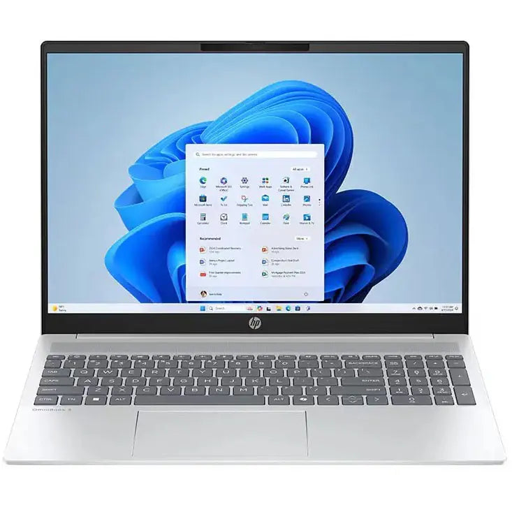 HP OmniBook 5 16-AF1017WM Touchscreen Laptop, Intel Core Ultra 7 255U, 16GB LPDDR5x, 1TB PCIe Gen4 NVMe M.2 SSD, 16' 2K IPS LED 300 Nits, Windows 11 Home, Glacier Silver