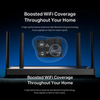TP-Link Archer BE230 BE3600 Dual-Band Wi-Fi 7 Router, 4× External Antennas, 2×2.5 Gbps Ports, Quad-Core CPU