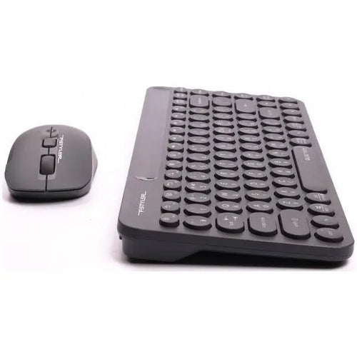 A4Tech FG3200 Air2 Wireless Combo Desktop Set, QuietKey Keyboard & Air Mouse, Grey