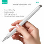 AMAZE Twin-Tip Universal Stylus Pen A255 Black and Silver