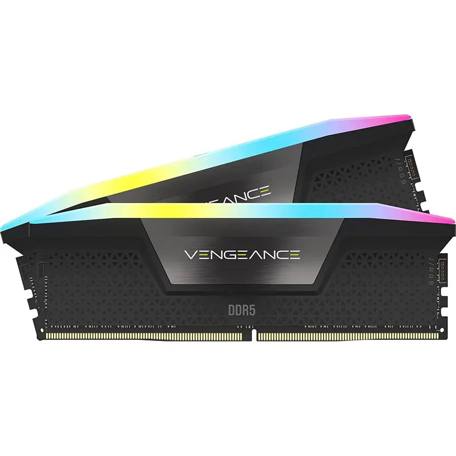 Corsair Vengeance RGB DDR5 RAM 64GB (2x32GB) 6000MHz CL30, Dual Channel, PC5-48000, Black, CMH64GX5M2B6000C30
