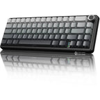 ATTACK SHARK X66 Wireless Mechanical Keyboard, 60% Layout, Hot-Swappable Strawberry Switch, Side Printed PBT Keycaps, Bluetooth 2.4G Type-C Wired, 3000mAh Battery, Moonlit Night