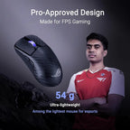 ASUS ROG Harpe Ace Extreme P718 - Wireless Gaming Mouse, Carbon Fiber Build, 47g Ultra-Lightweight, 42K DPI AimPoint Pro Sensor, Optical Switches, 8000Hz Polling, Black