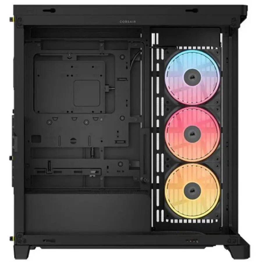 Corsair Frame 4500X LX-R RGB iCUE Link Panoramic Glass Mid-Tower PC Case, Dual 360mm Radiator Support, 3x120mm RGB Fans, Black