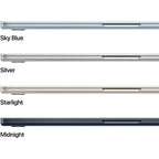 Apple 15" MacBook Air (M4, Sky Blue) MC7D4 Laptop, Apple M4 10-Core Chip, 24GB Unified RAM, 512GB SSD, 15.3" 2880x1864 Liquid Retina Display, 10-Core GPU, 16-Core Neural Engine, Backlit Keyboard, Touch ID, macOS