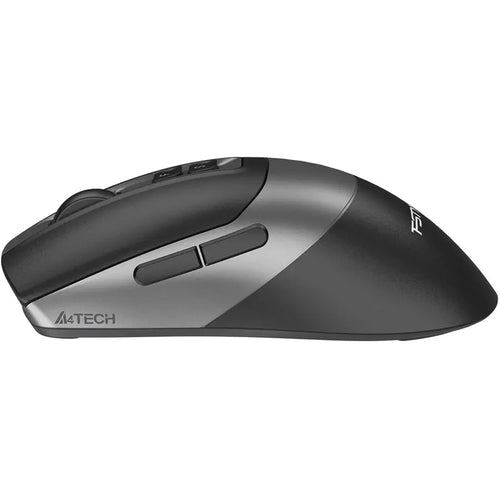 A4Tech FB50CS Plus Wireless Mouse, Bluetooth And 2.4GHz, Silent Clicks, Rechargeable, 3200 DPI, Black