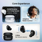 Samsung Galaxy Buds Core True Wireless Bluetooth Earbuds, Bluetooth 5.4, Active Noise Cancellation, Up To 35h, SM-R410, Black