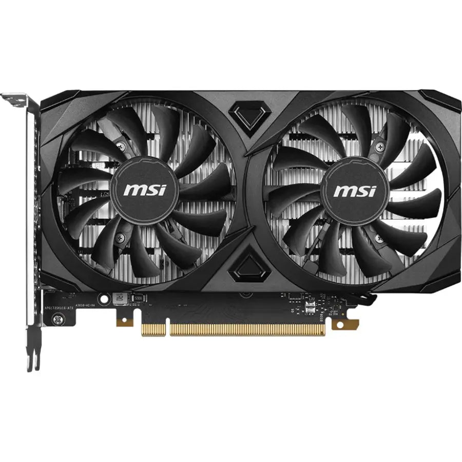 MSI GeForce RTX 3050 VENTUS 2X 6G OC Video Graphics Card, 6GB GDDR6, Boost Clock 1492MHz, 14Gbps, HDMI 2.1 4K@120Hz, DisplayPort 1.4a, Dual Fan Cooling