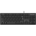 A4Tech FStyler FK12 Multimedia Comfort Keyboard, Round-Square Keycaps, Waterproof Design, Black