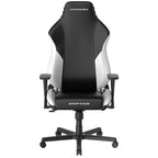 DXRacer Drifting Series Gaming Chair, Racing Style, Cooling Gel Headrest, Lumbar Pillow, 3D Armrests, 90-135 Degree Recline, EPU Leatherette, Black White, Regular / L