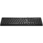 A4Tech FStyler FK12 Multimedia Comfort Keyboard, Round-Square Keycaps, Waterproof Design, Black