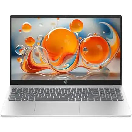 HP Laptop 15-FD0215DX Laptop, Intel Core i5-1334U, 16GB RAM, 512GB SSD, 15.6' FHD Touchscreen, Windows 11 Home, Natural Silver