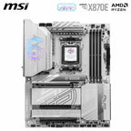 MSI MPG X870E EDGE TI WIFI Motherboard, DDR5 8400+MT/s, PCIe 5.0, USB4, 5G LAN, Wi-Fi 7