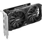 MSI GeForce RTX 3050 VENTUS 2X 6G OC Video Graphics Card, 6GB GDDR6, Boost Clock 1492MHz, 14Gbps, HDMI 2.1 4K@120Hz, DisplayPort 1.4a, Dual Fan Cooling