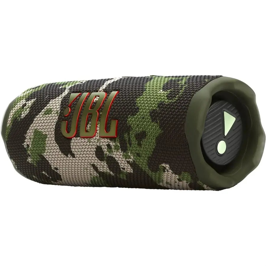 JBL Flip 7 Portable Bluetooth Speaker Squad JBLFLIP7SQUAD, AI Sound Boost, 25W Woofer, 10W Tweeter, Up To 16 Hours Playtime, Auracast Multi-Speaker