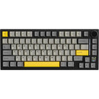 ATTACK SHARK X820Ultra Tri-mode Gasket Mechanical Keyboard, 75% ANSI Layout, Bluetooth 5.1 and 2.4G Wireless and Type-C Wired, TFT Smart Display and Knob, Hot-Swappable, Programmable RGB, Star Black