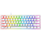 Razer Huntsman Mini RGB Gaming Keyboard, Mercury, Linear Switch, Detachable USB-C, Aluminum Build, Compact Design, RZ03-03390400-R3M1