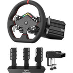 PXN V12 Lite Gaming Steering Wheel, Direct Drive Servo Racing Wheel, 6Nm FFB, Alloy Frame, With Pedals