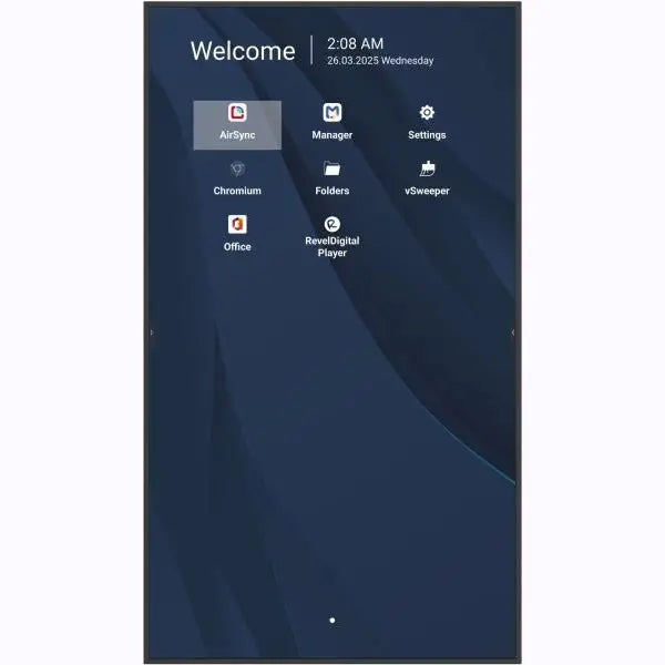 ViewSonic CDE5514-2C Commercial Display, 55", 4K UHD, Quad-Core SoC, 4GB RAM, 500-Nit
