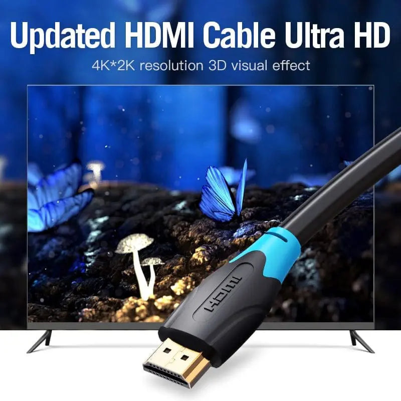 Vention HDMI Cable, 10M, 4K At 60Hz, High Speed With Ethernet, 3D Vision, HDR, AACBL
