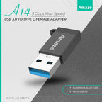 Amaze USB 3.0 To Type C Female Adapter | A14