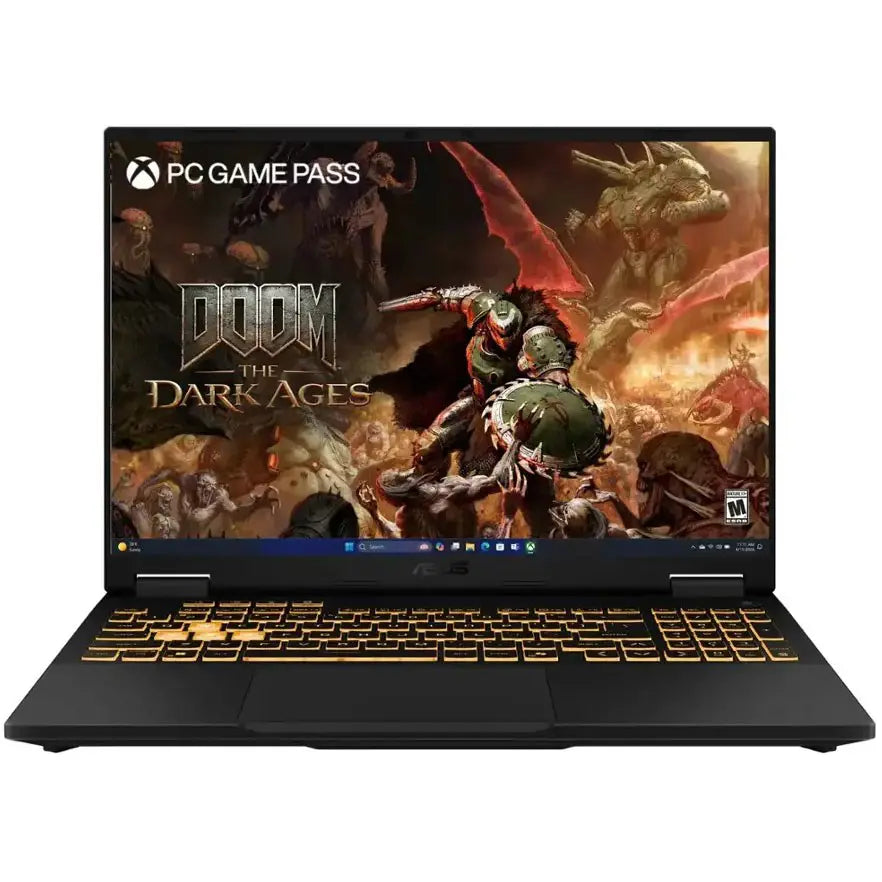 ASUS TUF F16 Gaming Laptop, Core i7-14650HX, 32GB DDR5 RAM, 1TB SSD, NVIDIA RTX 5060 8GB, 16.1" FHD+ IPS 165Hz, Backlit Keyboard, Windows 11 Home, Jaeger Gray