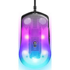 SteelSeries Rival 3 Gen 2 Gaming Mouse, TrueMove Core 8500 DPI Optical Sensor, 1.35ms Click Latency, 60 Million Click Durability, 77g Lightweight, 3-Zone RGB, Black