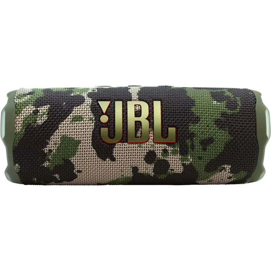 JBL Flip 7 Portable Bluetooth Speaker Squad JBLFLIP7SQUAD, AI Sound Boost, 25W Woofer, 10W Tweeter, Up To 16 Hours Playtime, Auracast Multi-Speaker