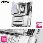 MSI MPG X870E EDGE TI WIFI Motherboard, DDR5 8400+MT/s, PCIe 5.0, USB4, 5G LAN, Wi-Fi 7