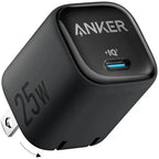 Anker 25W USB C Wall Charger - Supports PPS Fast Charging - Black - A2656J11