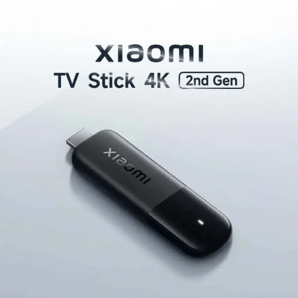 Xiaomi TV Stick 4K 2nd Gen, Quad-Core Cortex-A55, 2GB RAM, 8GB Storage, Dolby Vision and HDR10+, Dolby Atmos and DTS:X, Dual-Band Wi-Fi 6, Google TV