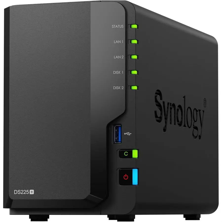 Synology DiskStation DS225+ 2-Bay NAS, Diskless