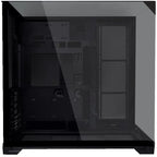 Lian Li O11 Vision Compact Mid Tower Computer Case, Back Connect Support, O11VPX, Black Steel Tempered Glass