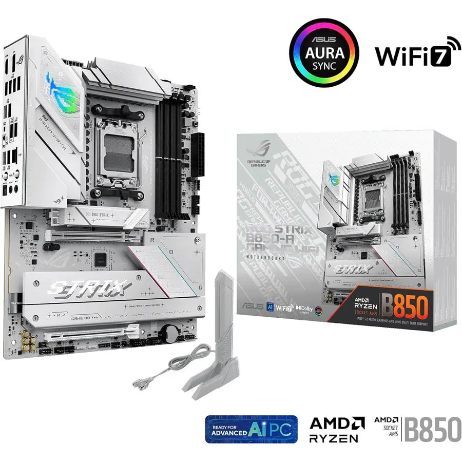 ASUS ROG Strix B850-A Gaming WiFi Motherboard, AMD AM5 Socket