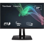 ViewSonic VP2756A-2K 27" 2K QHD Monitor, IPS, 120Hz, 100%sRGB, Pantone Validated, Delta E<2, 90W USB-C