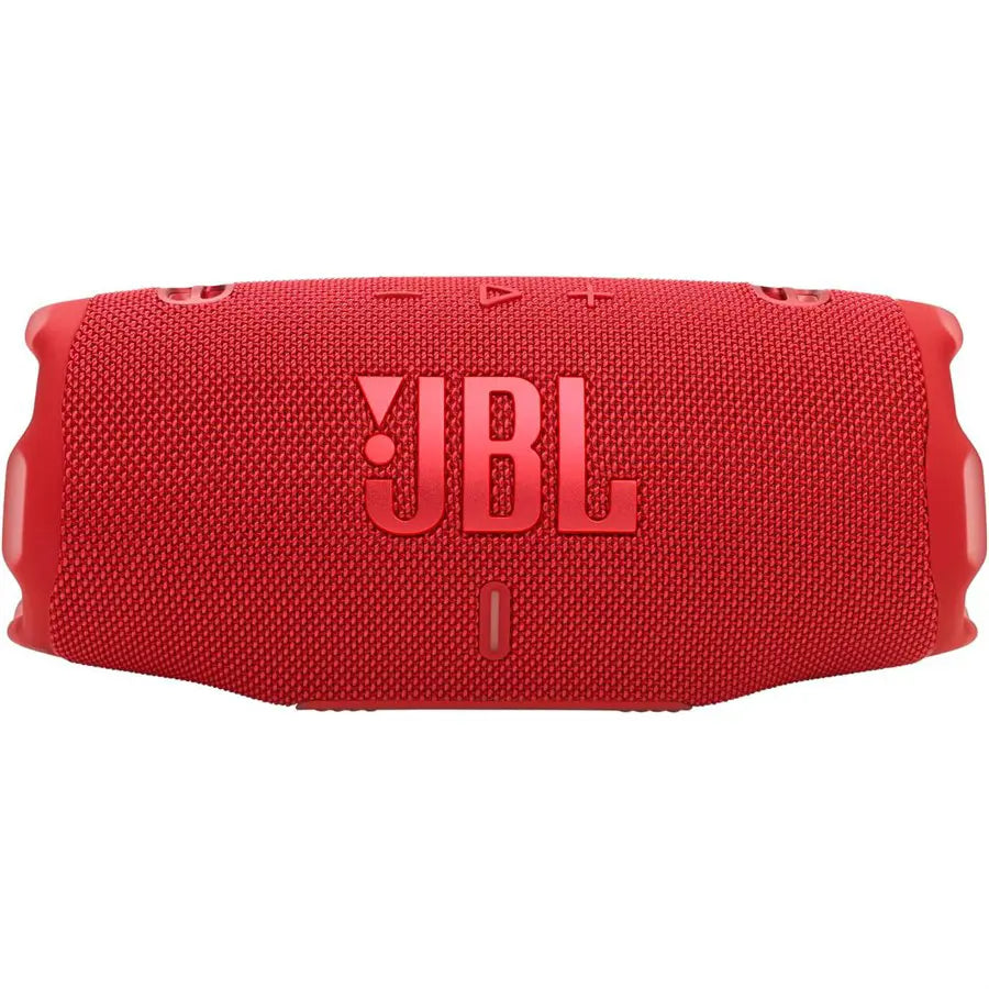 JBL Charge 6 Bluetooth Speaker Red JBLCHARGE6RED, AI Sound Boost, 30W Woofer, 15W Tweeter, Up To 28 Hours Playtime, Auracast Multi-Speaker