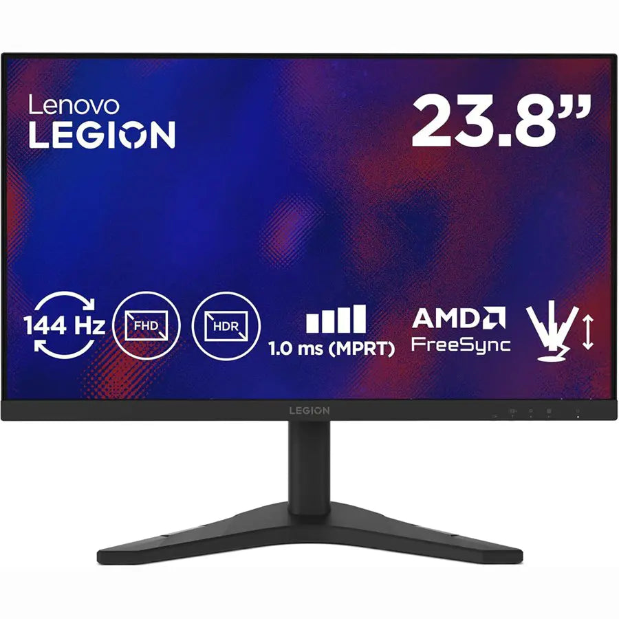 Lenovo Legion R24s Gaming Monitor 23.8" IPS FHD, 144Hz, 1ms MPRT, 99% sRGB, HDR10, Adaptive Sync
