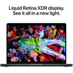 Apple MacBook Pro 14, Apple M5 10-Core Chip, 24GB Unified RAM, 1TB SSD, 14' 3024 x 1964 Liquid Retina XDR, 10-Core GPU, macOS, Space Black, MDE34