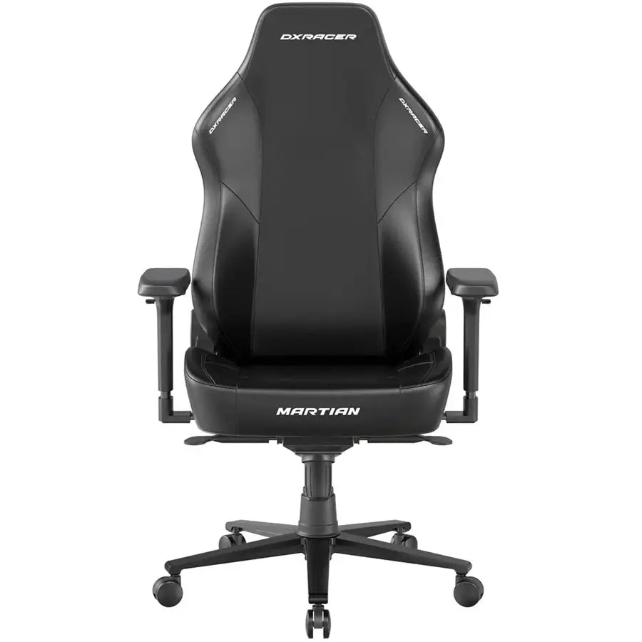 DXRacer Martian Series Gaming Chair, Electric Adjustable Backrest, 4D Electric Lumbar Support, 4D Magnetic Armrests, ERGO SPINESYNC Backrest, EPU Leatherette, Black