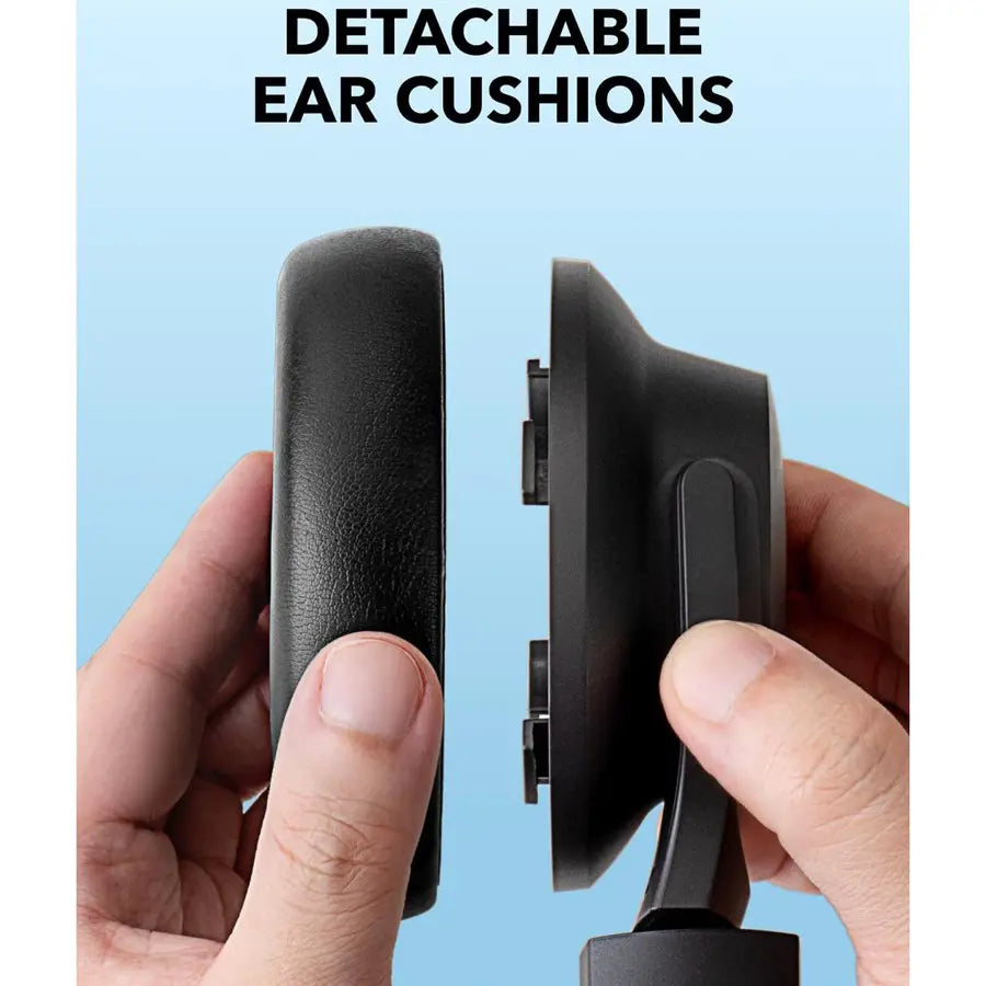 Soundcore Q11i Wireless Over-Ear Bluetooth Headphones, Deep Bass, 60H Playtime, Hi-Res Audio, Multipoint Connection, Dark Gray