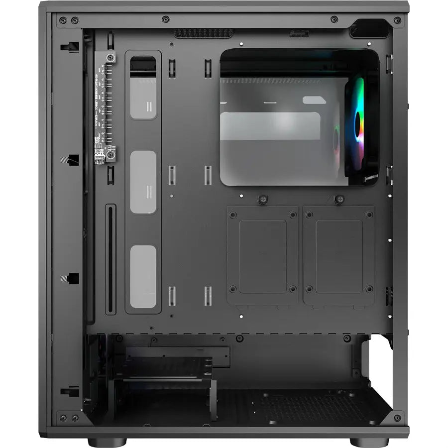 Cougar AIRFACE PURE RGB Mid Tower Case - Compact ATX, Ventilation-Optimized Perforated Panel, Black